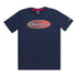 T-shirt blu da bambino con logo sul petto Champion, Abbigliamento Sport, SKU a762000019, Immagine 0